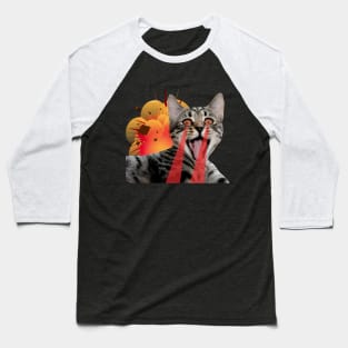 CAT ATTACK Baseball T-Shirt